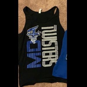 Maryland twisters black tank top